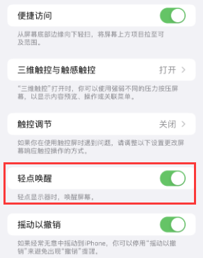 新和苹果授权维修站分享iPhone轻点无法唤醒怎么办 