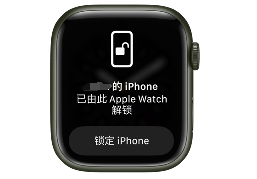 新和苹果手机维修分享用 AppleWatch 解锁配备面容 ID 的 iPhone方法 